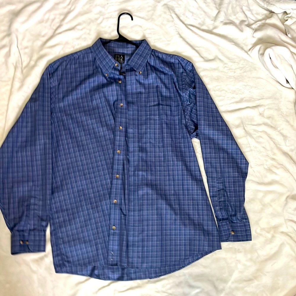 Mens Blue Dress Shirt